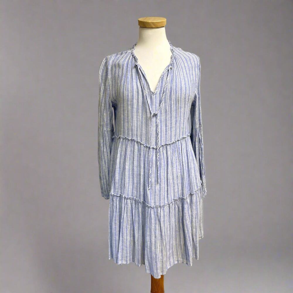 Rails blue and white stripe Everly dress, size XS